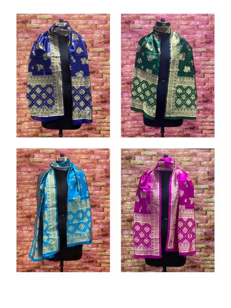 Pptoss Banarasi Silk Dupatta 13 Wholesale Dupatta Collection